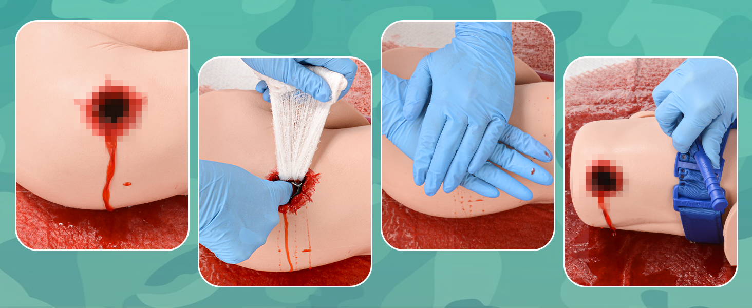 Hemorrhage Control Techniques Practice on the Model