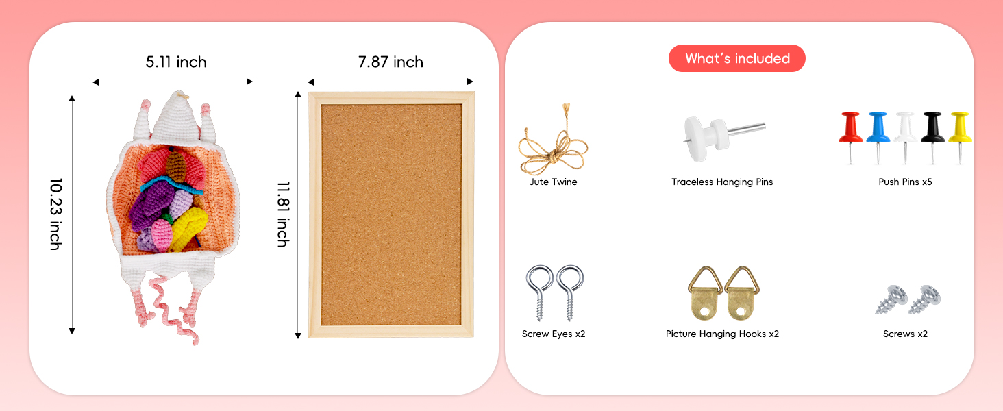 Packaging Showing Creative Crochet Rat Model For Educational Use