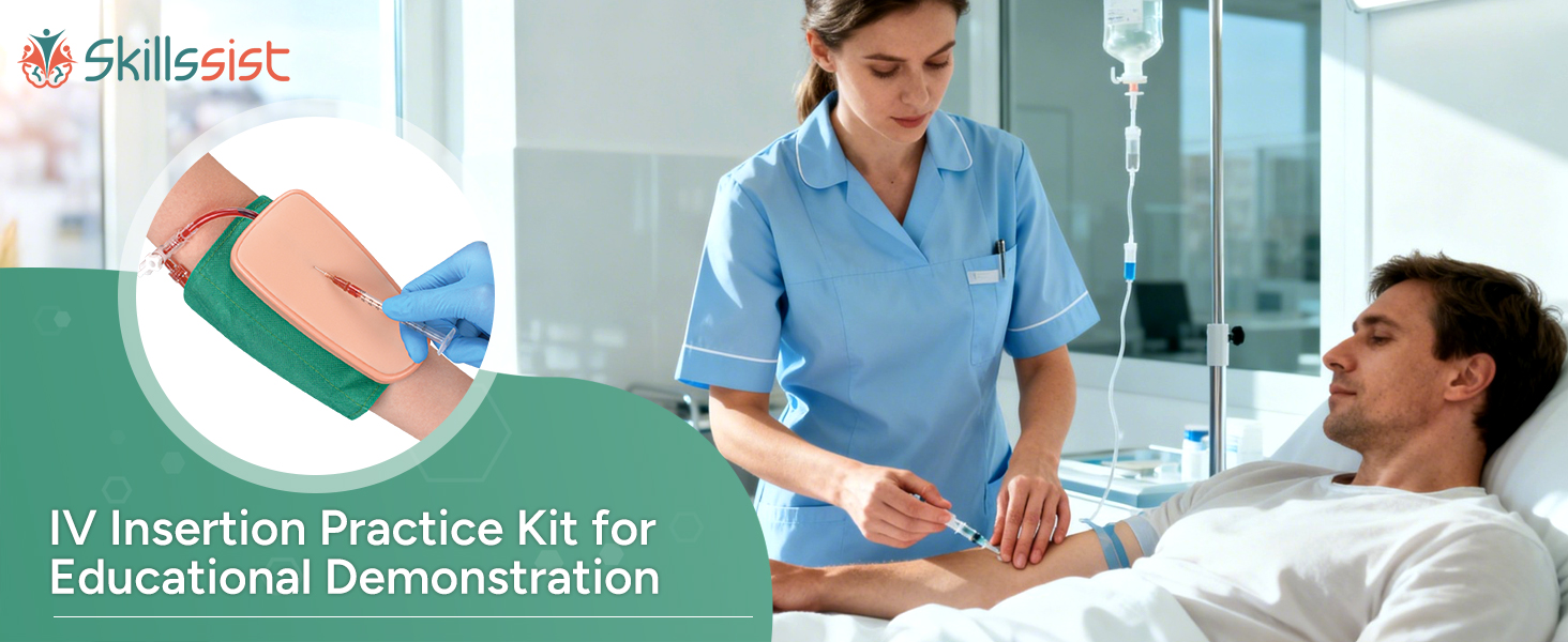 3-in-1 IV/IM/ID Injection Training Kit for Nursing Students