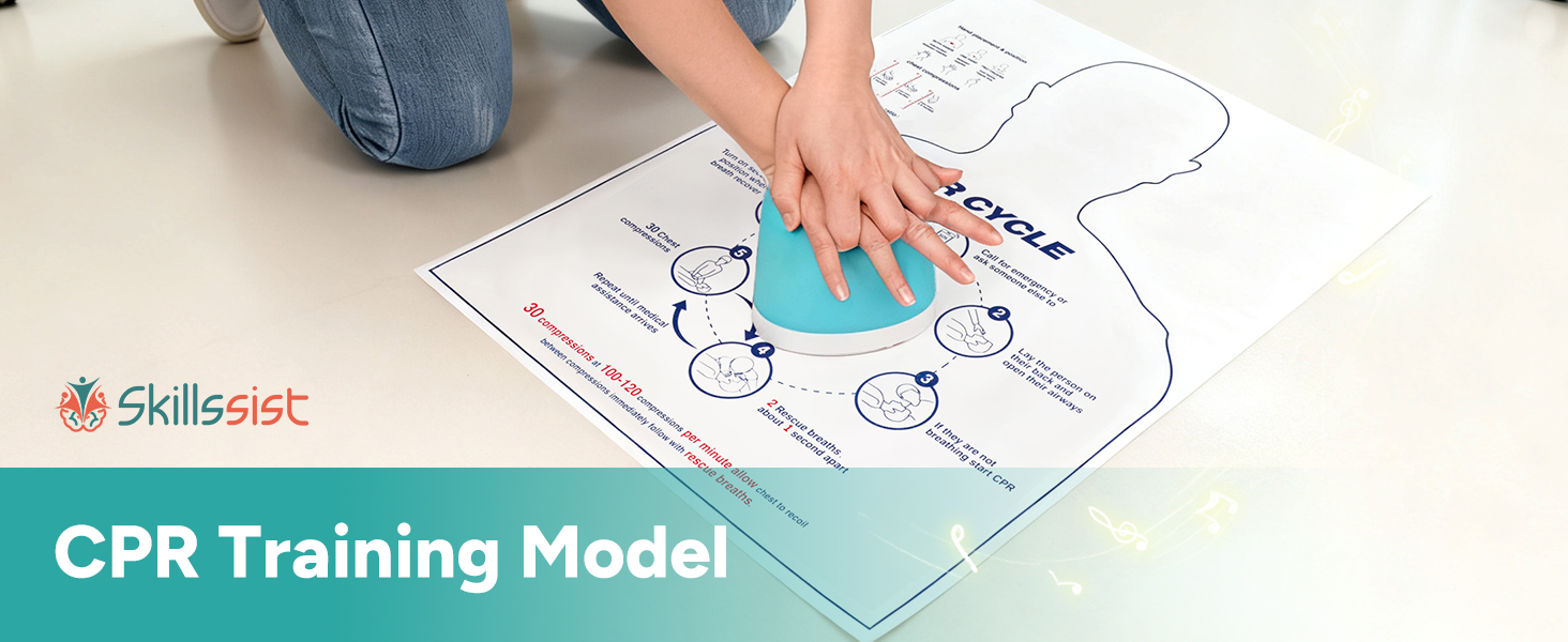 Skillssist Hand-Only CPR Training Tool for First Aid and Emergency Education