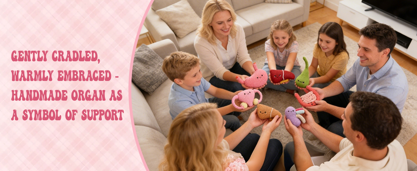 Crochet Anatomy & Organ Plush Toys