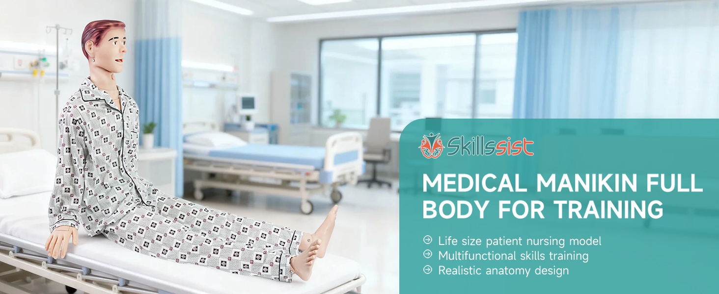 Medical Training Mannequin With Realistic Anatomical Features And Joints