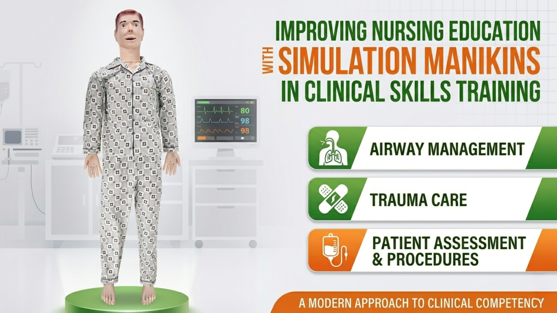 Nursing Education with Simulation Manikins in Clinical Skills Training