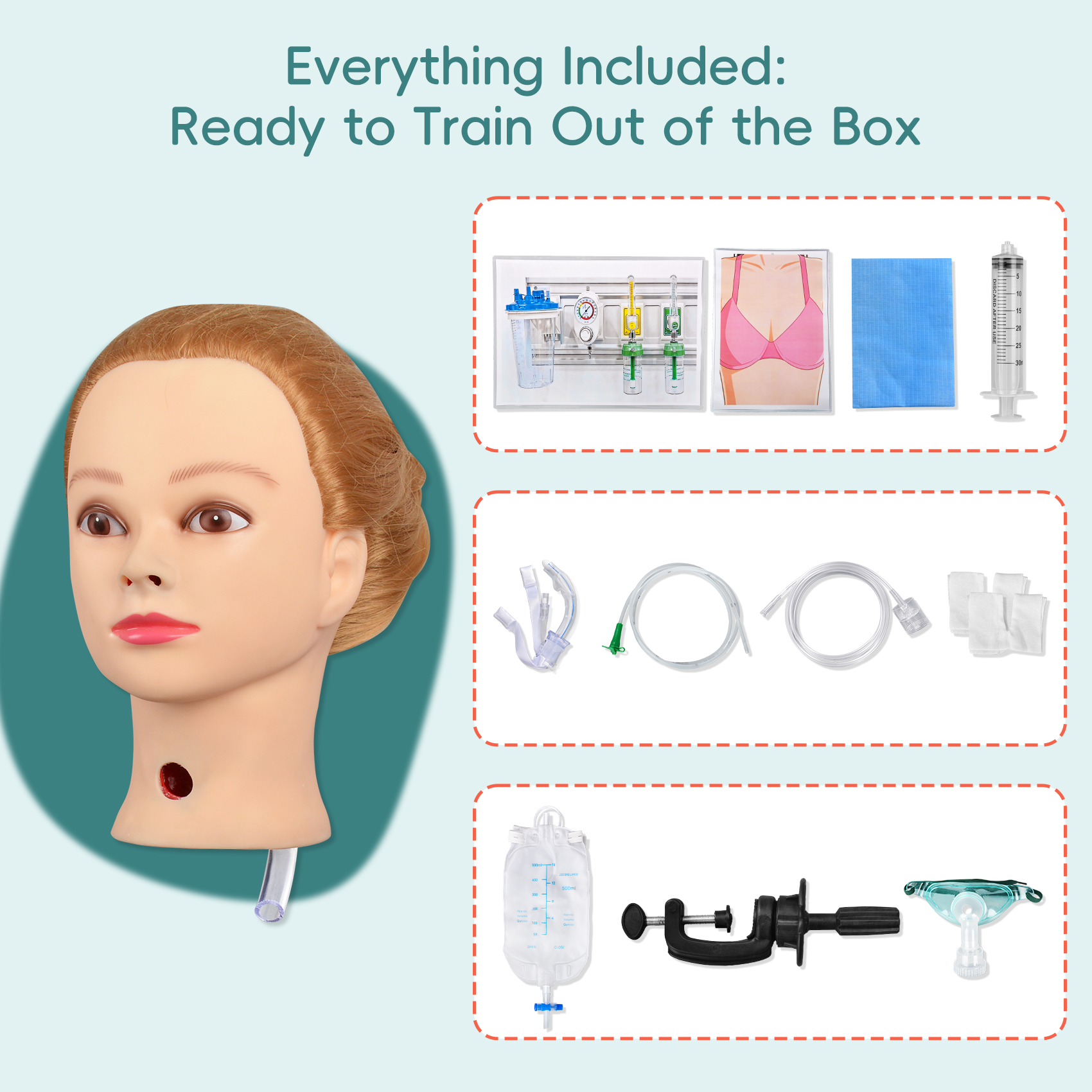 Female Trach Care & NG Tube Simulator