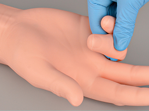 Realistic Soft Fake Hand For Injection Training Practice