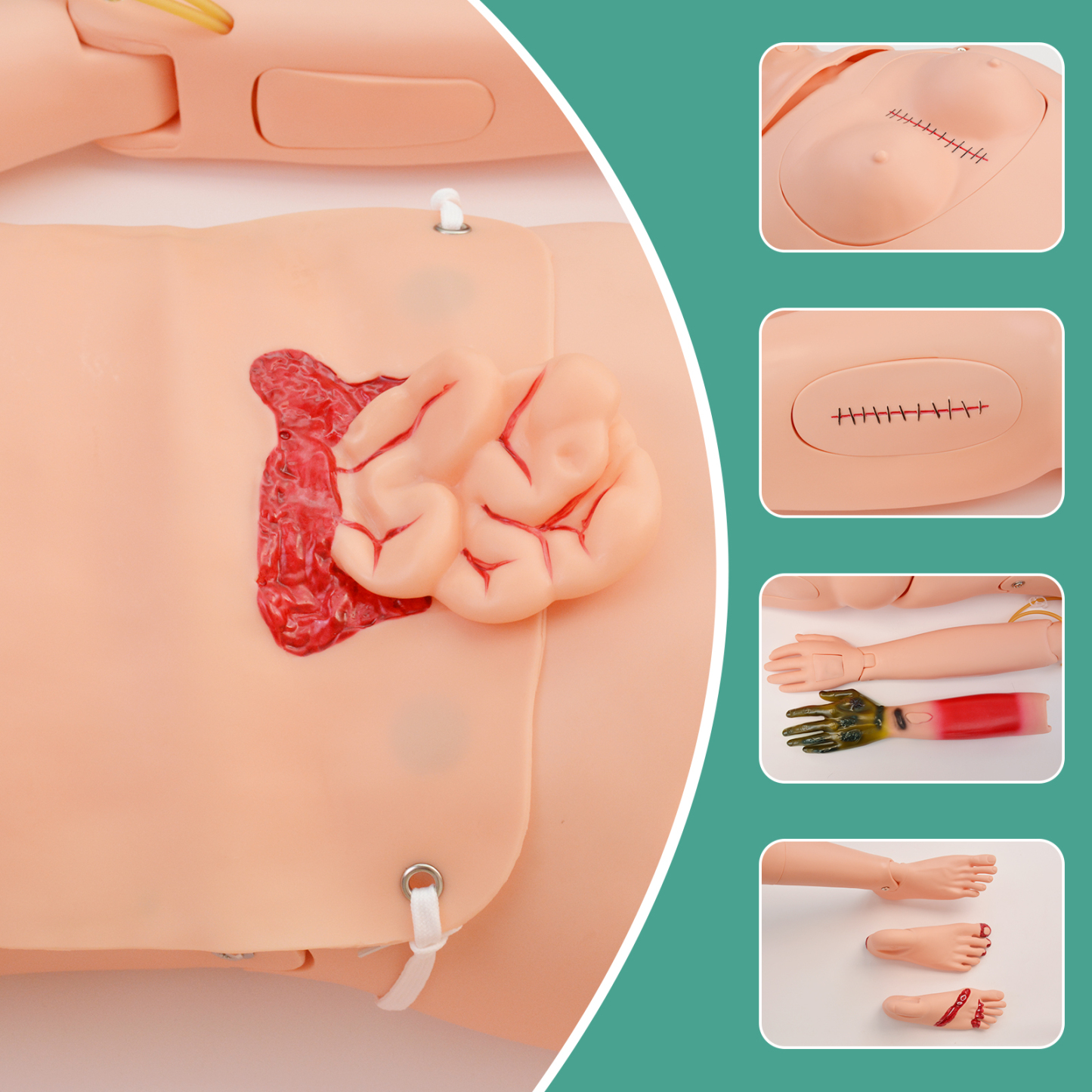 Multi-Functional Full Body Nursing Mannequin