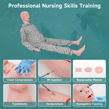 Adult Male Mannequin for Nursing Training
