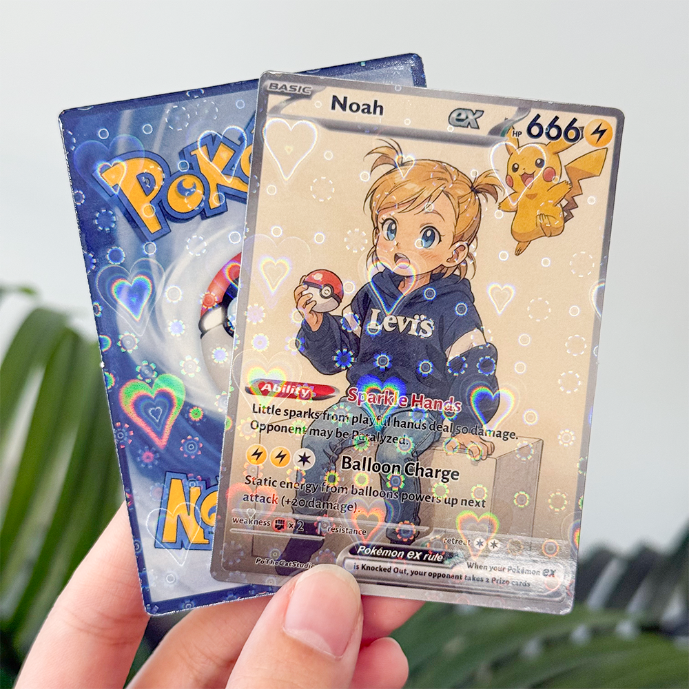Custom Anime Kid Pokecard V/Vmax/VSTAR/EX/GX Card
