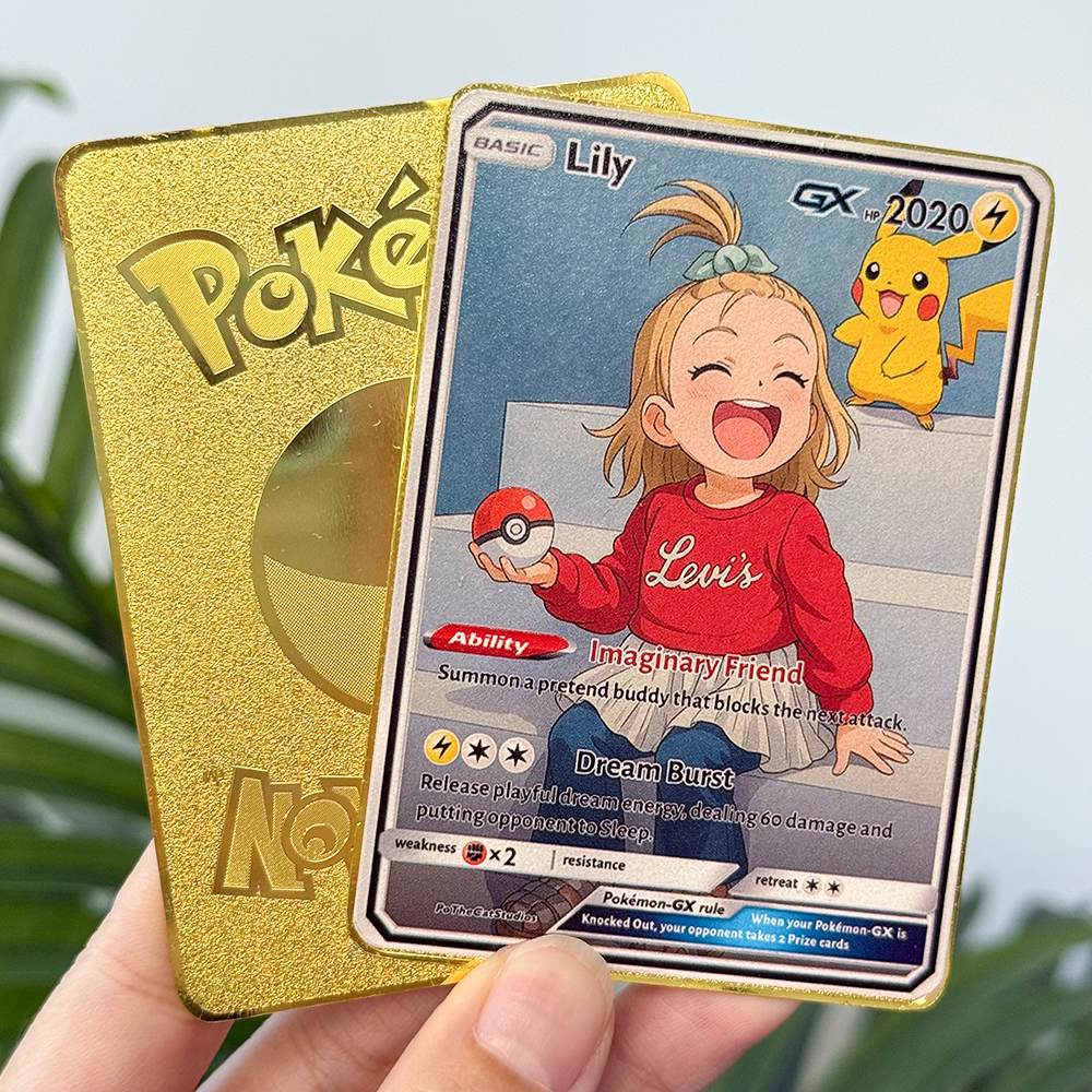 Custom Anime Kid Pokecard V/Vmax/VSTAR/EX/GX Card