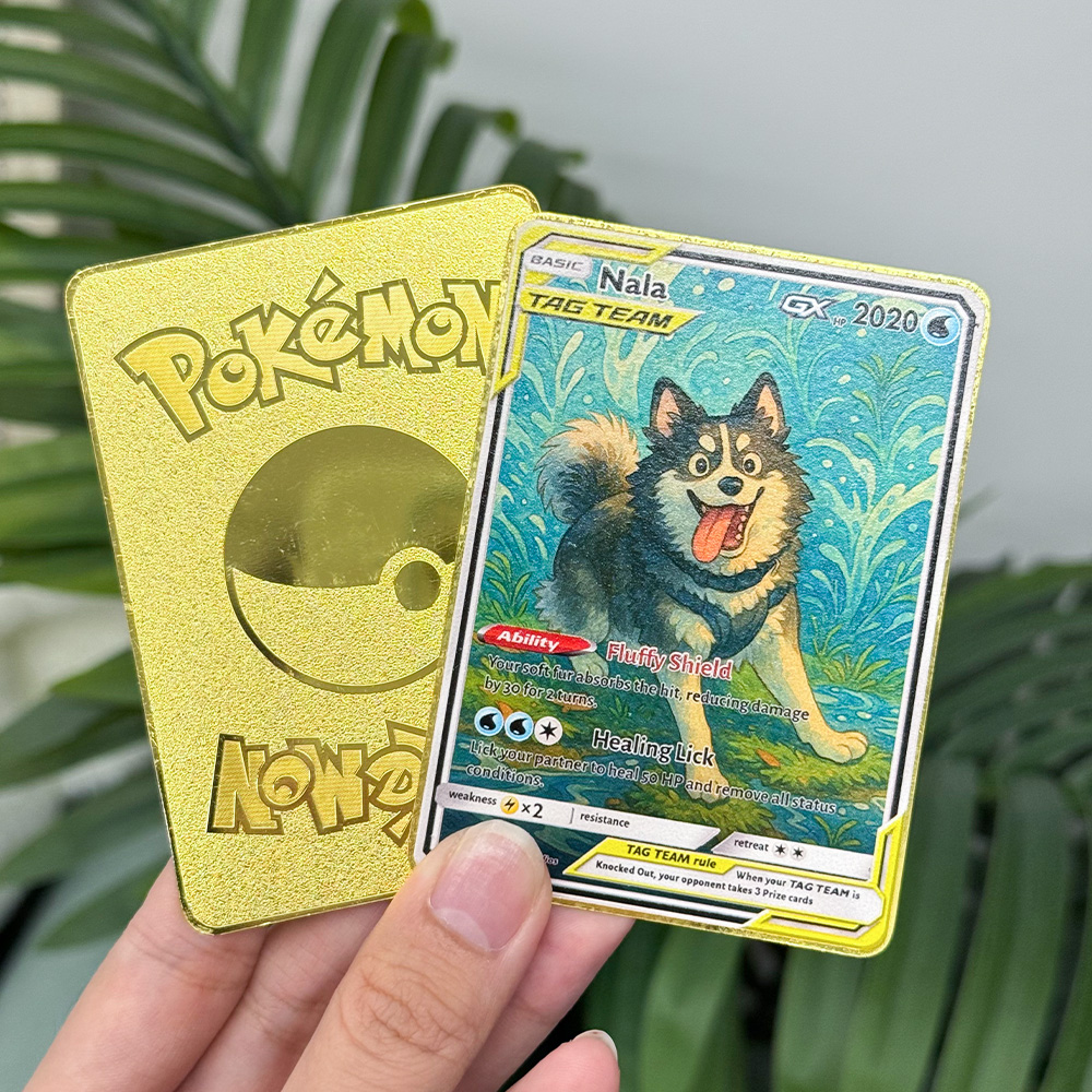 Custom Anime Pet Pokecard V/Vmax/VSTAR/EX/GX/TRAINER  Card
