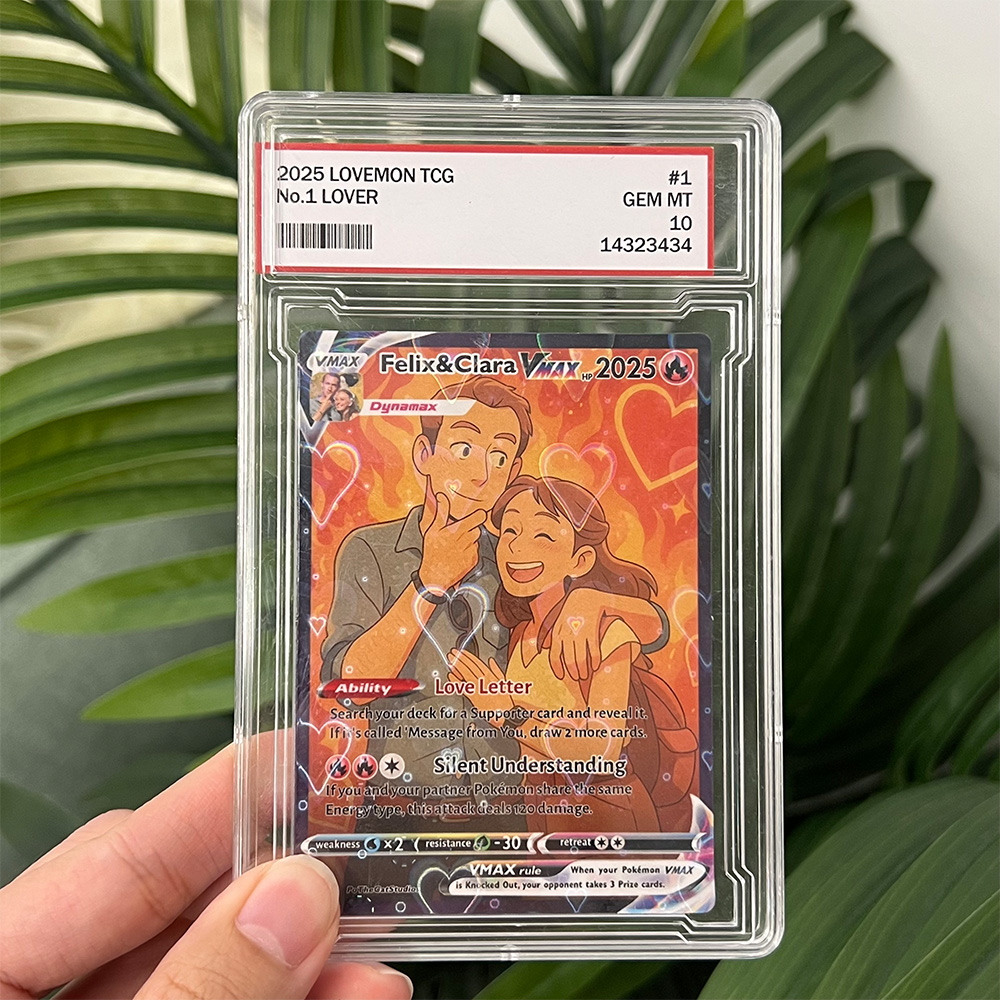 Custom Anime Pokecard V Card For Couples Custom Anime Pokecard V Card For Couples