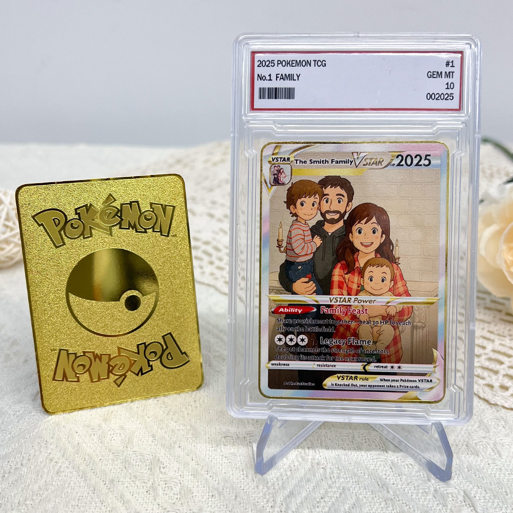 Custom Anime Family Pokecard V/Vmax/VSTAR/EX/GX Card
