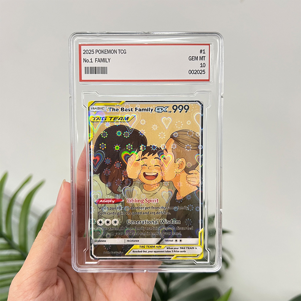 Custom Anime Family Pokecard V/Vmax/VSTAR/EX/GX Card