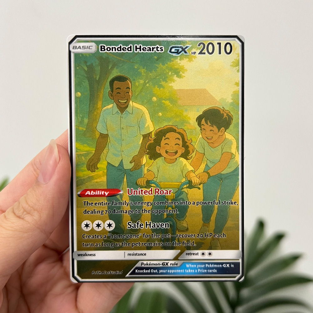 Custom Anime Family Pokecard V/Vmax/VSTAR/EX/GX Card