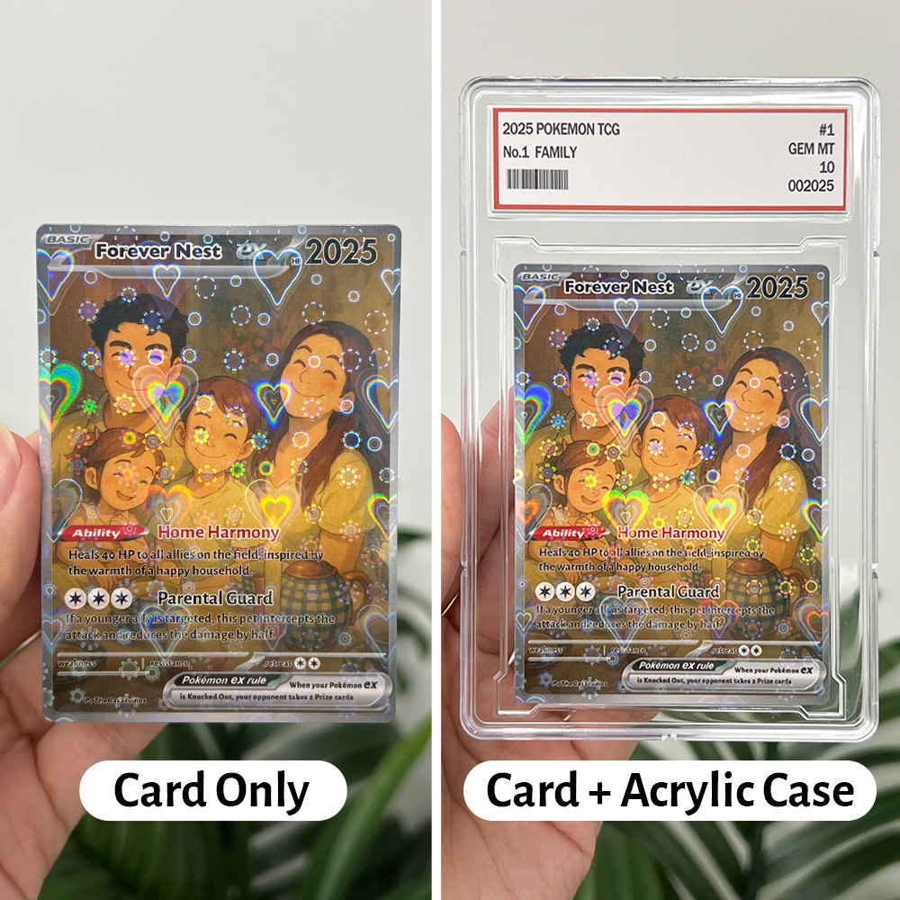 Custom Anime Family Pokecard V/Vmax/VSTAR/EX/GX Card