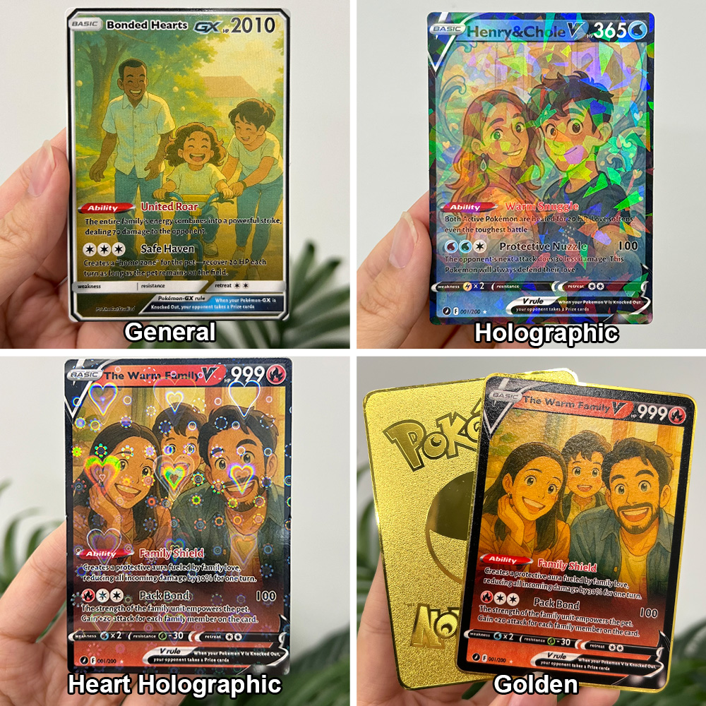 Custom Anime Family Pokecard V/Vmax/VSTAR/EX/GX Card