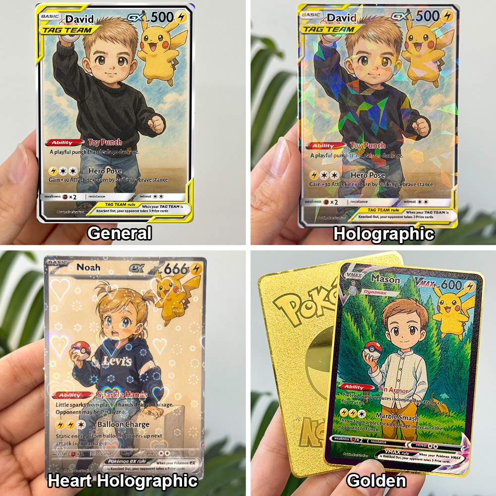 Custom Anime Kid Pokecard V/Vmax/VSTAR/EX/GX Card