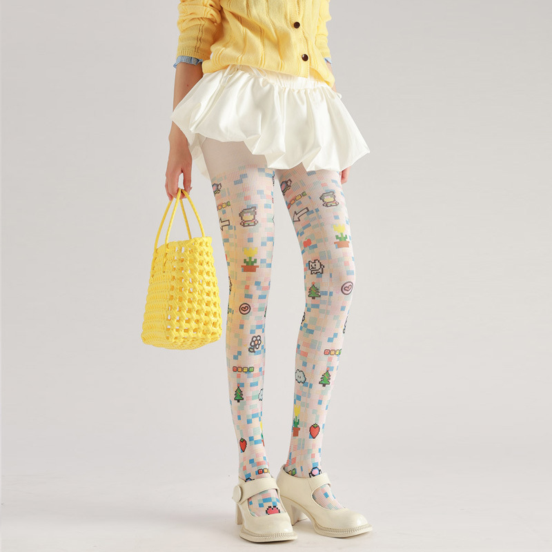 Funky tights,cool patterned tights,unique tights for women