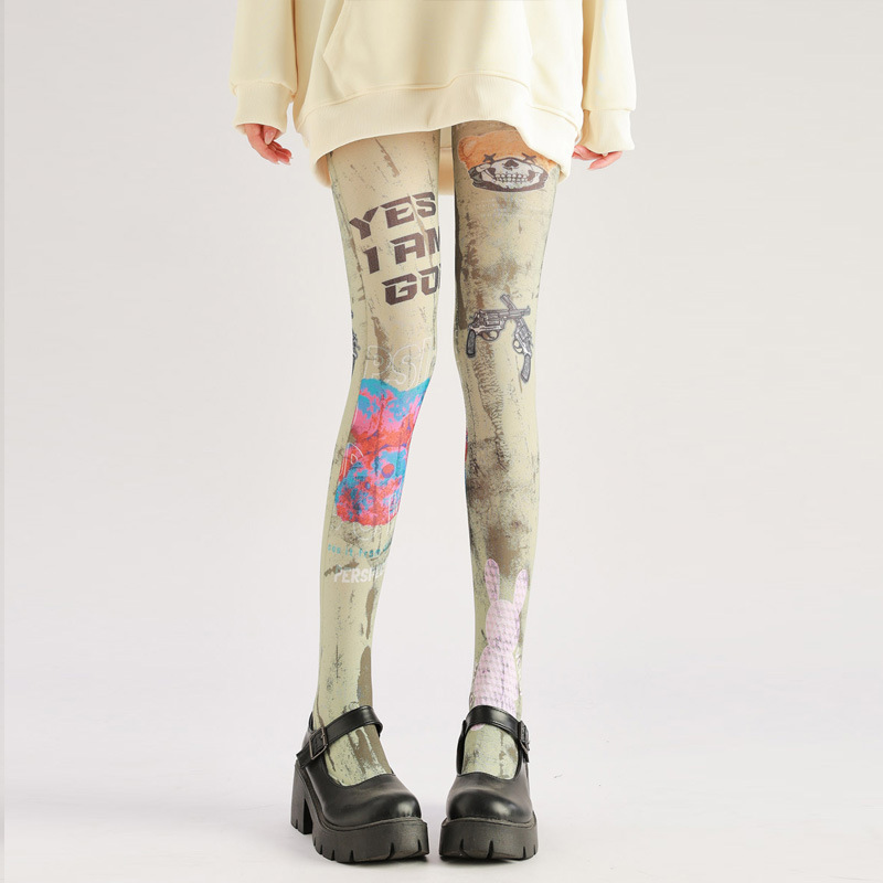Funky tights,cool patterned tights,unique tights for women