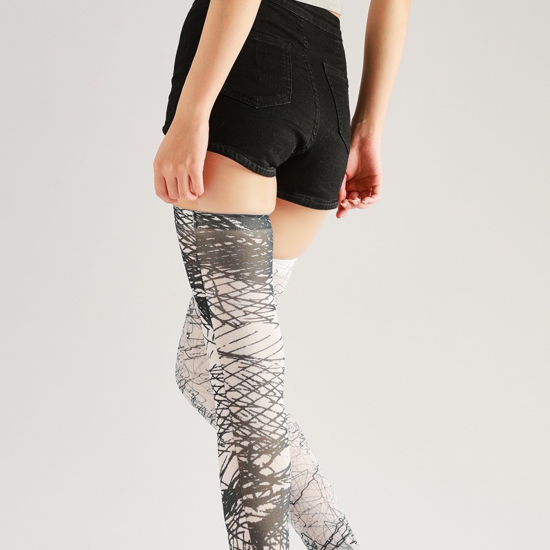 Funky tights,cool patterned tights,unique tights for women