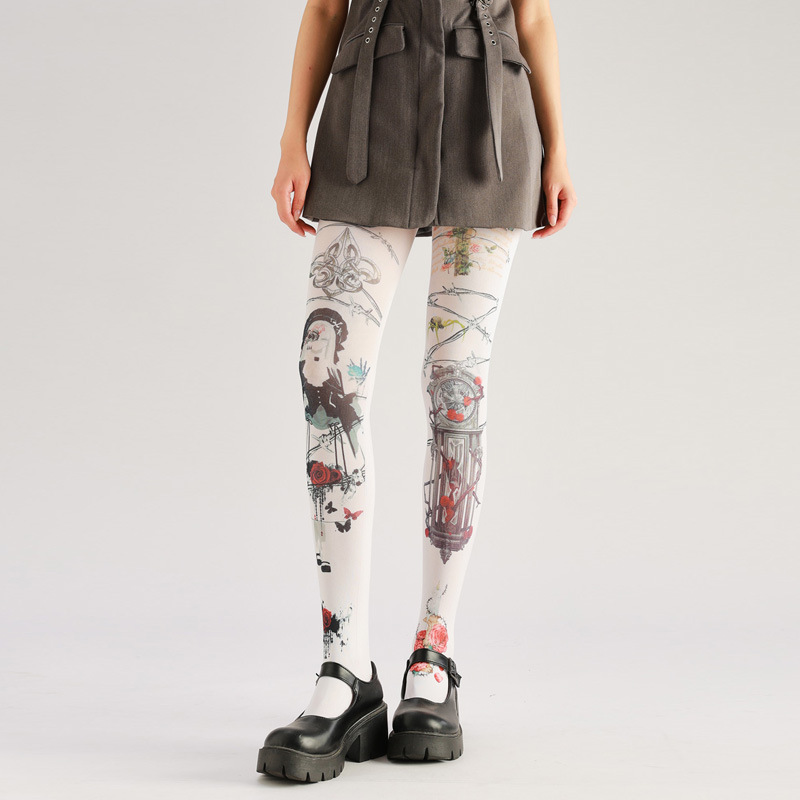 Funky tights,cool patterned tights,unique tights for women