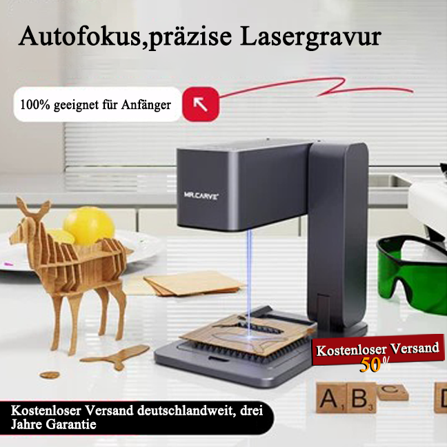 MR.CARVE C1 Tragbare Lasergravurmaschine