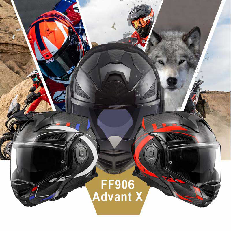 Cască de motocicletă integrală FF906, husă spate dublă articulată pliabilă, pentru toate anotimpurile, unisex, cască de motocicletă touring integrală