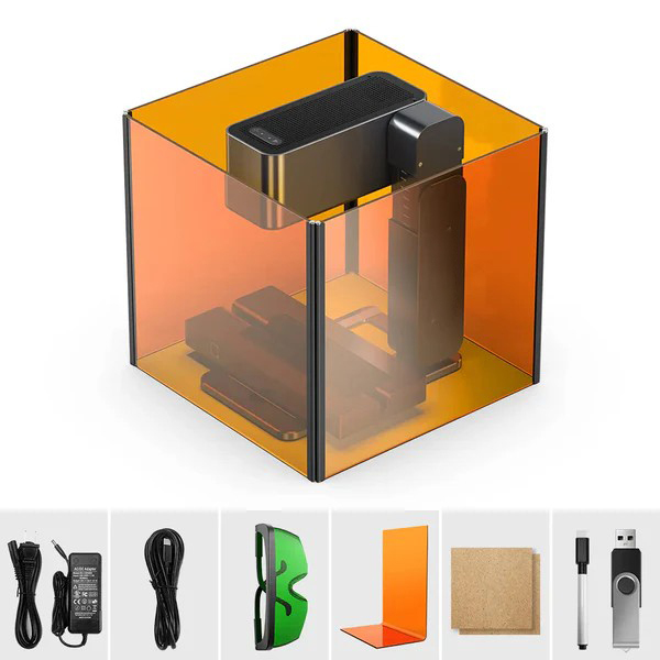 Miniatúrny skladací laserový gravírovací stroj