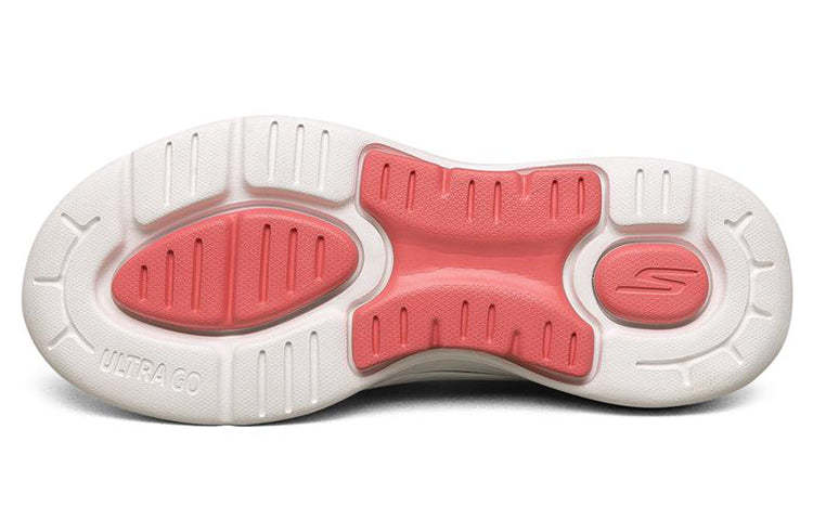 (WMNS) Skecththers Go Walk Arch Fit Loafers Pink/White 896018-NAT