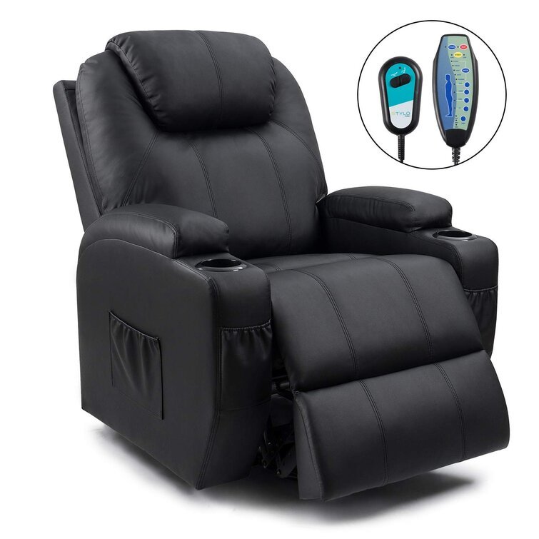 🔥ONLY $29.73🔥✨Faux Leather Power Lift Recliner Chair with Massage and Heating Functions✨