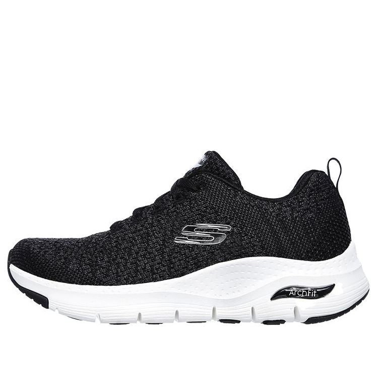 (WMNS) Skecththers Arch Fit-Infinite Adventure 'Black White' 149058-BKW