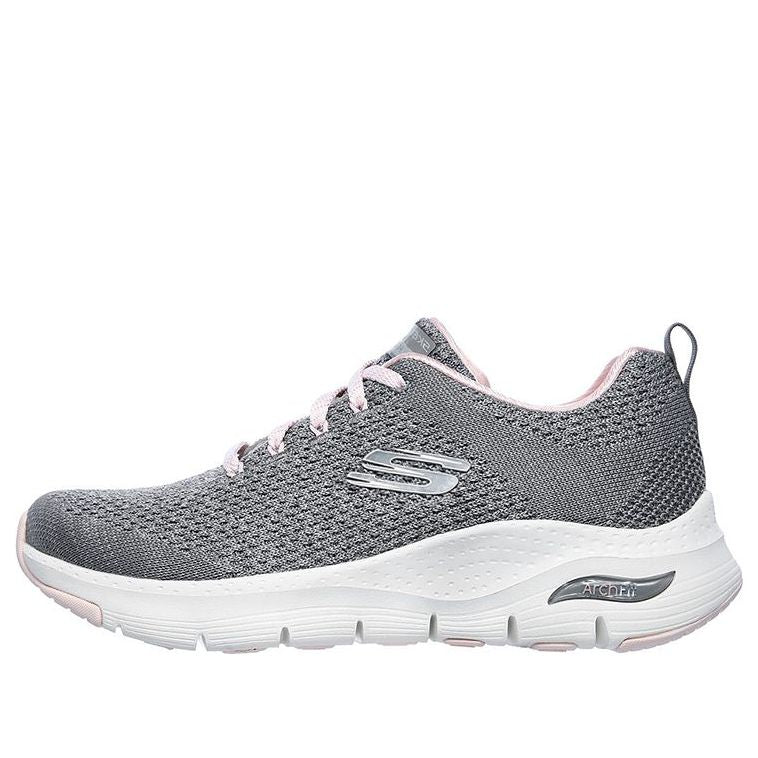 (WMNS) Skecththers Arch Fit - Infinite Adventure Low-Top Grey/Pink 149058-GYPK