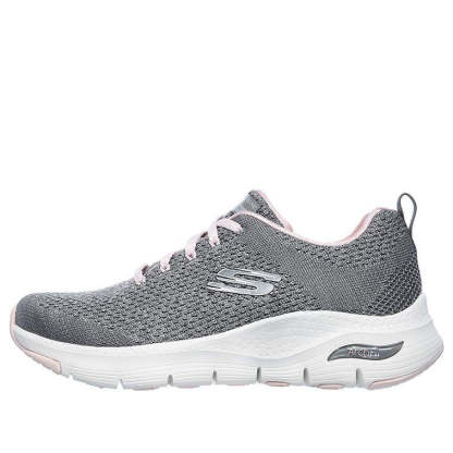 (WMNS) Skecththers Arch Fit - Infinite Adventure Low-Top Grey/Pink 149058-GYPK