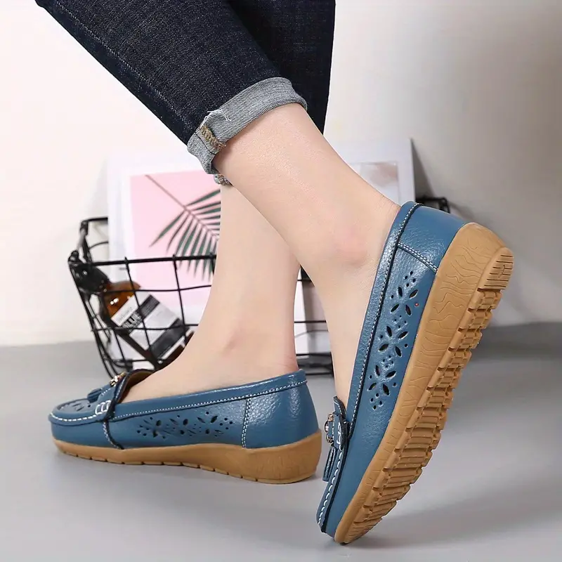 women s wedge heeled casual shoes low top round toe solid details 8