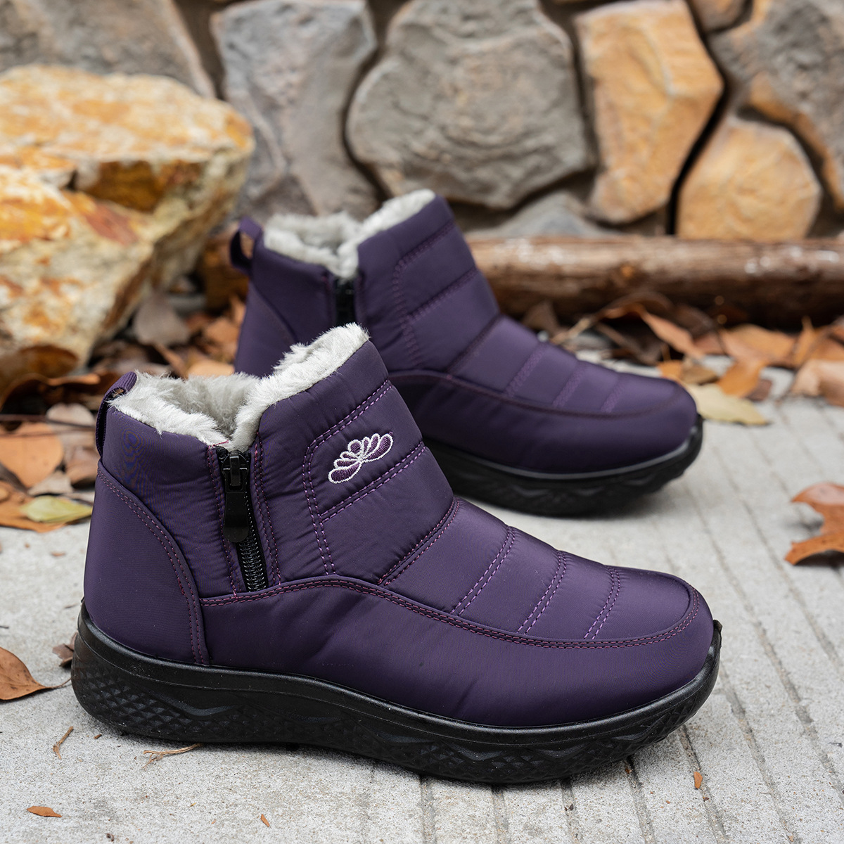 Women’s Insulated Snow Boots – Waterproof, Non-Slip & Fur Lined