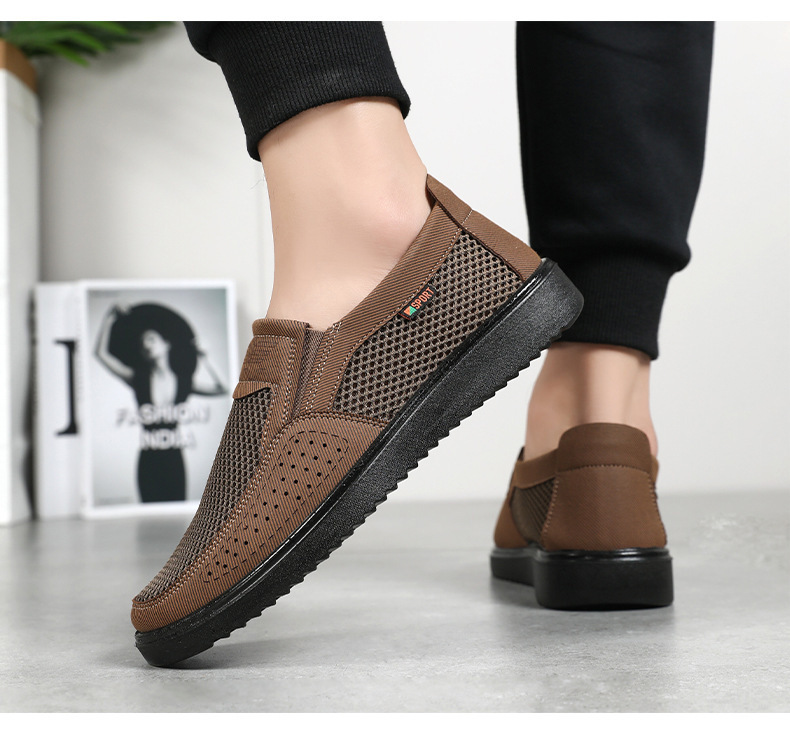 Men's New Mesh Breathable Slip-on Casual Shoes (Buy 2 free shipping)