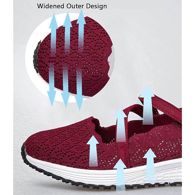 Women's Casual Breathable Slip On Orthopaedic Walking Sneakers