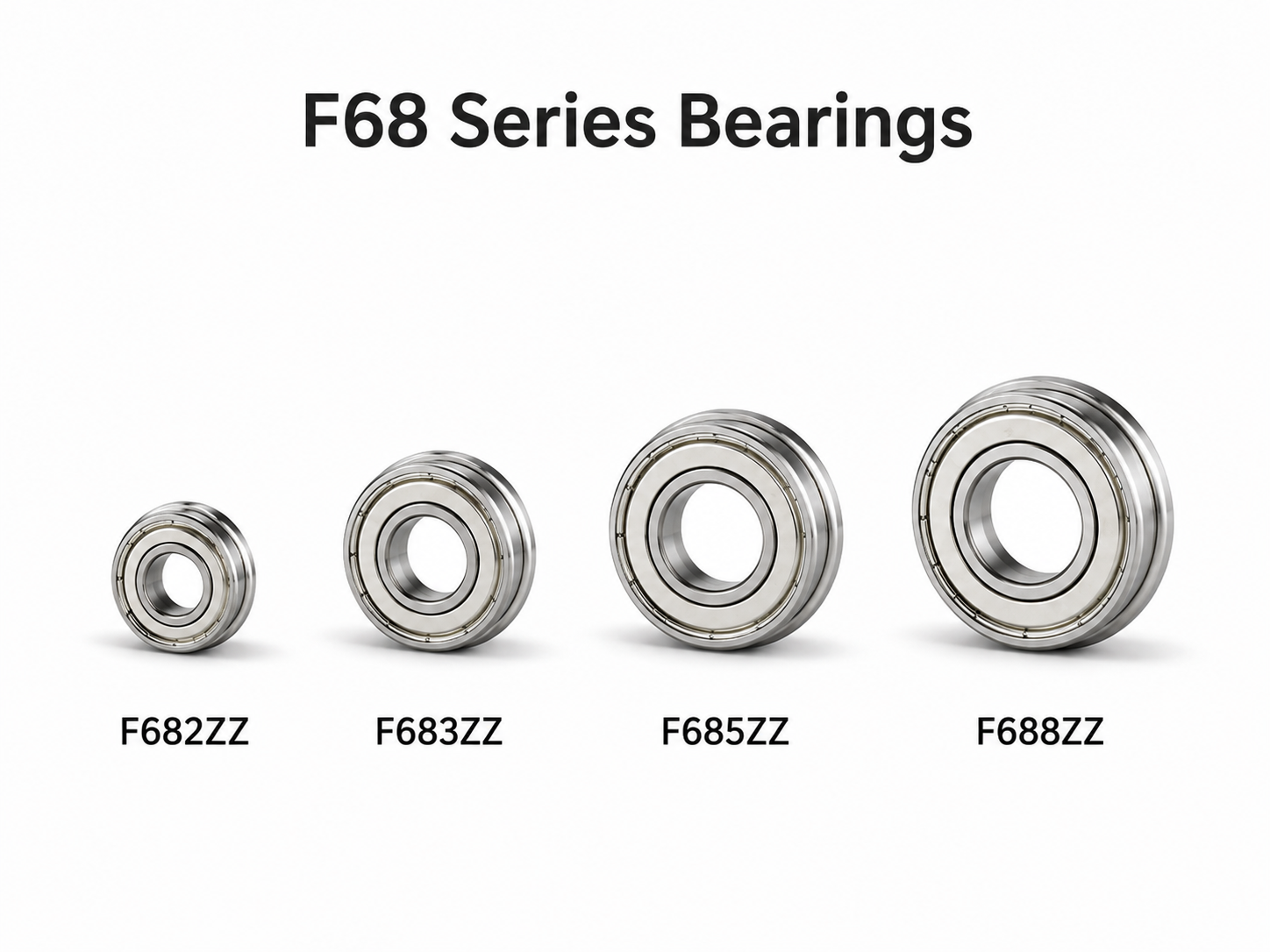  F682 F683 F685 F688  flange bearings 