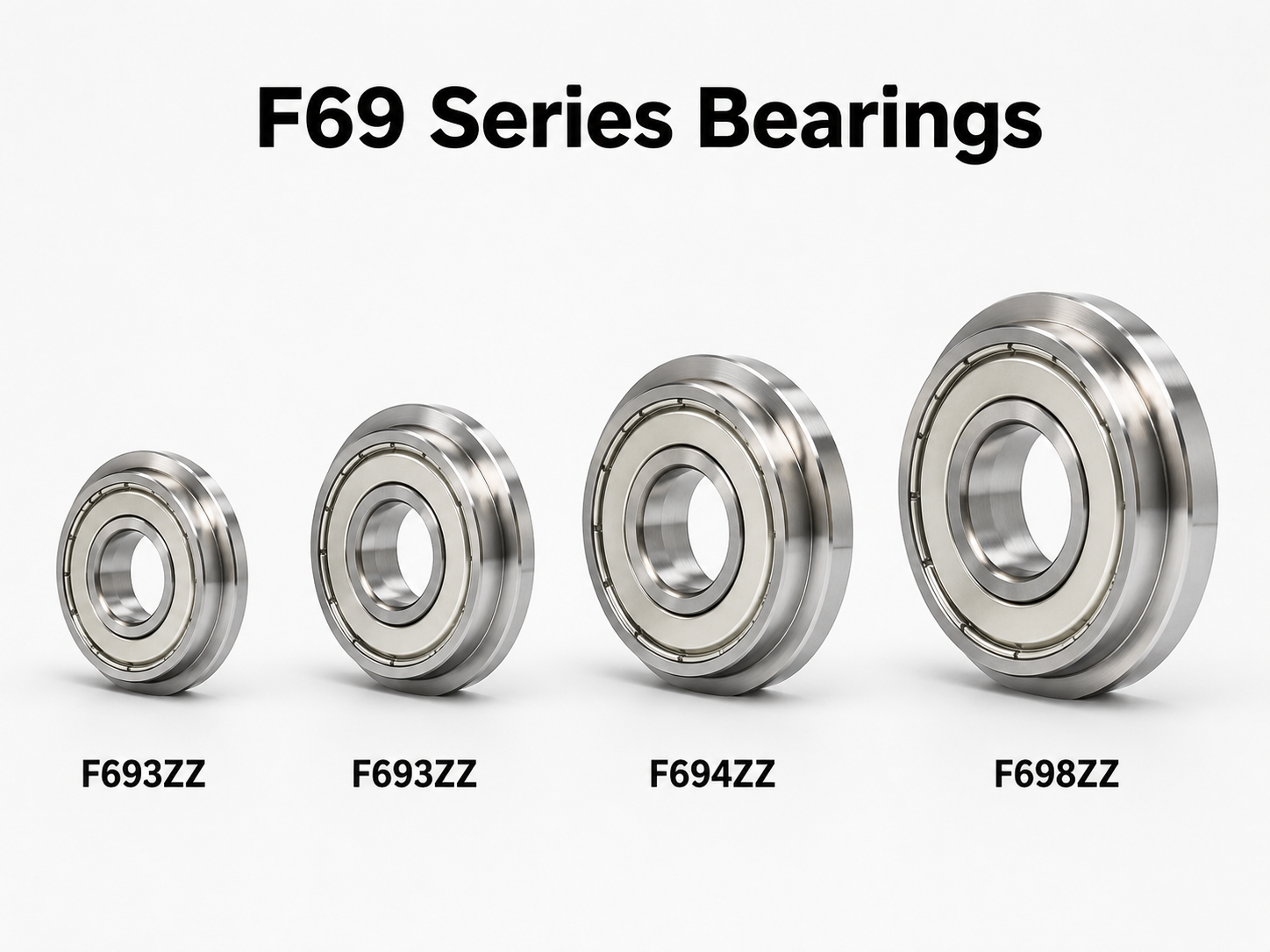 F692 F693 F694  F698  flange bearings 