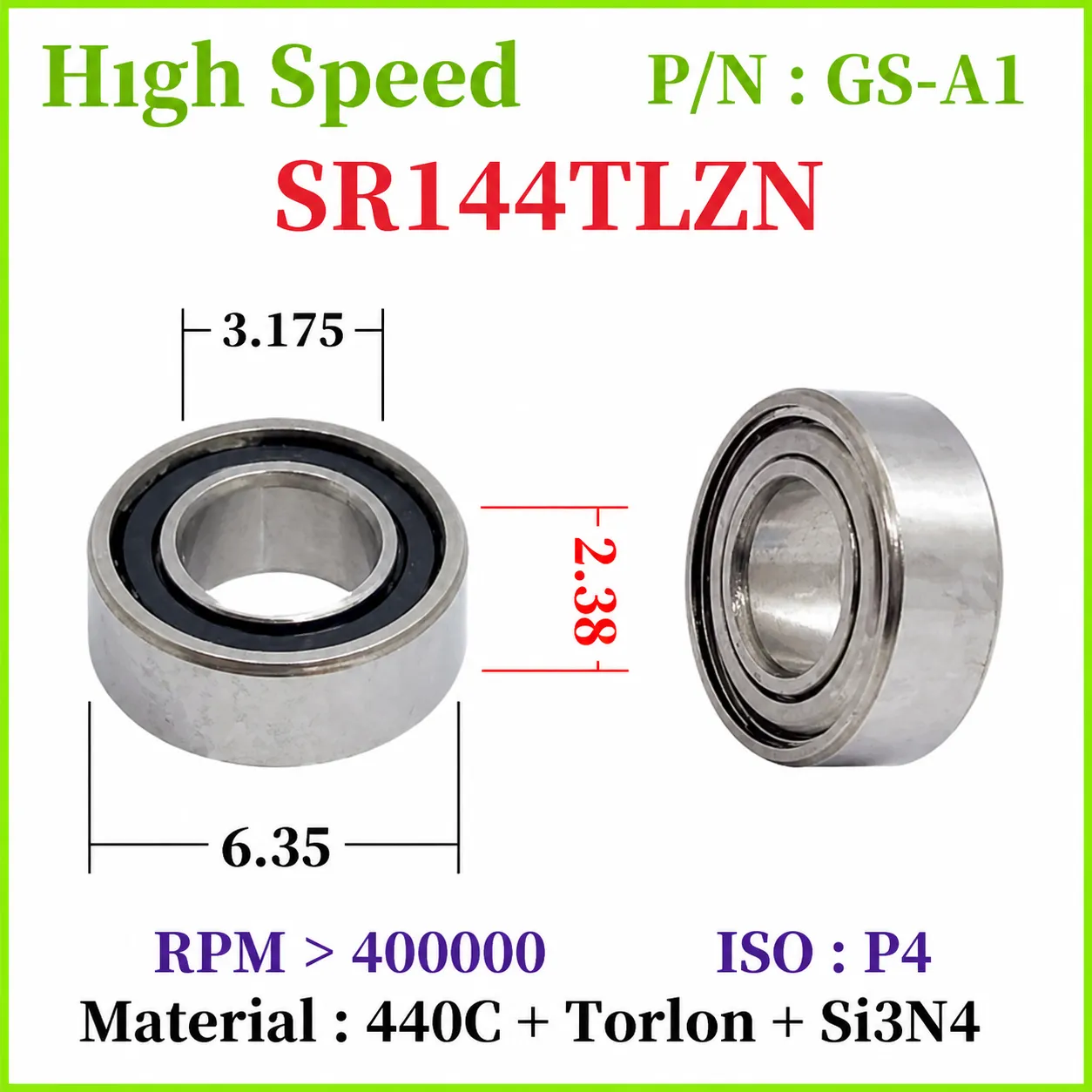 SFR144 Series Dental Handpiece Bearings