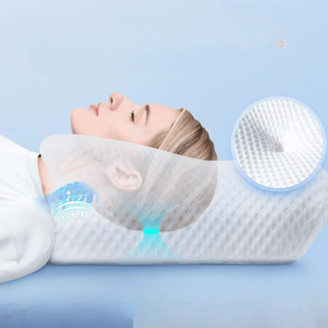 Ergonomisches 3-Zonen Nackenstützkissen gegen Taube Hände & Nackenschmerzen