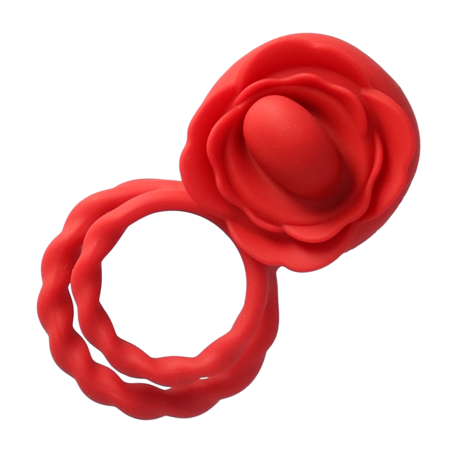 Twirling Tongue Flower Silicone C-Ring - Give Her Oral During Sex While Staying Rock Hard!