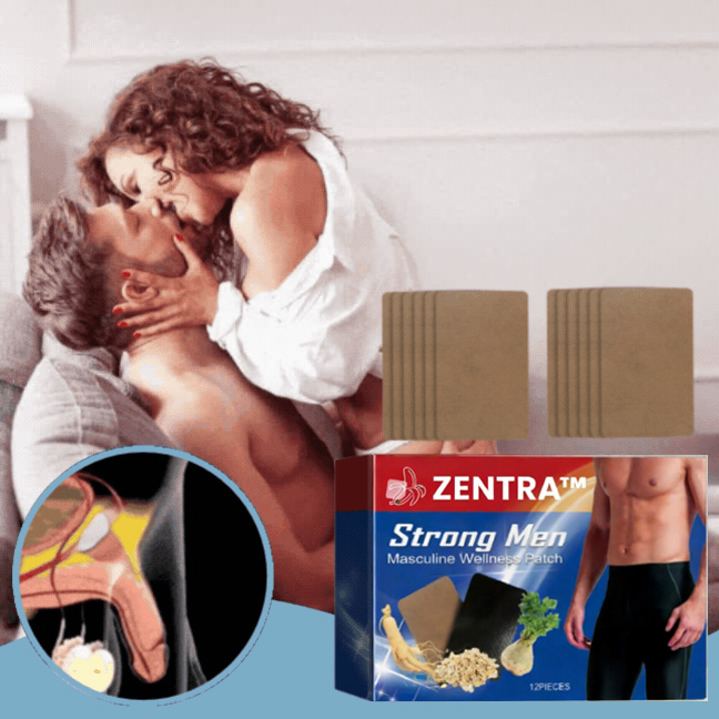 Zentra™ Masculine Wellness Patch – Strong Men’s Performance Support