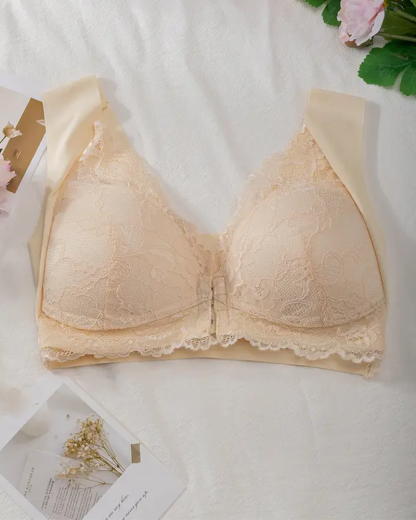 Plunge Lace Non-Steel Ring Bra