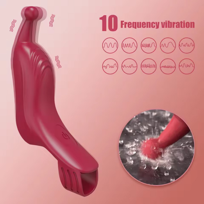 Red finger massager