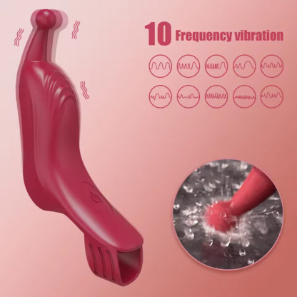 Red finger massager