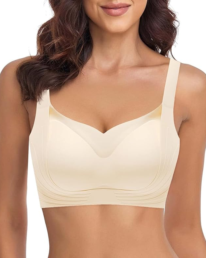 Women's Jelly Soft Comfortable Support Push-Up Seamless Bra