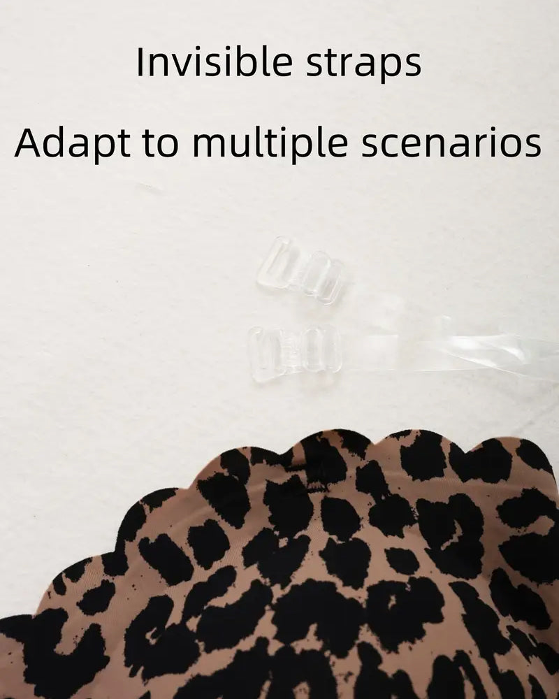 Women's Seamless Strapless Front Buckle Comfort Push Up Bra