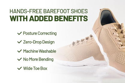 Ergonomic Zero Drop Posture Correcting Lightweight Flexible Barefoot Shoes