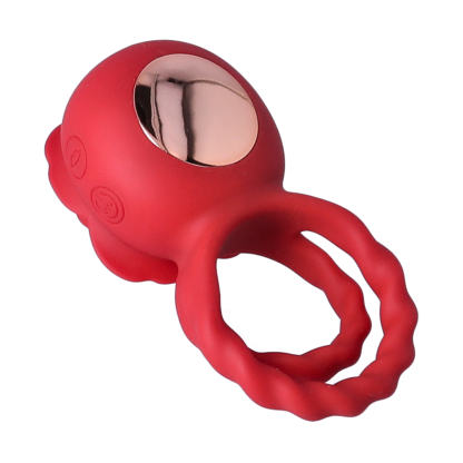 Twirling Tongue Flower Silicone C-Ring - Give Her Oral During Sex While Staying Rock Hard!